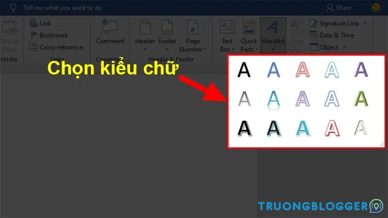 Cách tạo chữ nghệ thuật trong Word