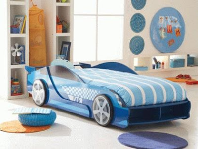 cama de coche niños