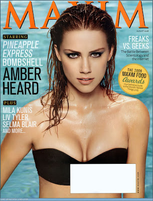 Amber Heard Hot Photoshoot Pictures from Maxim Magazine cover