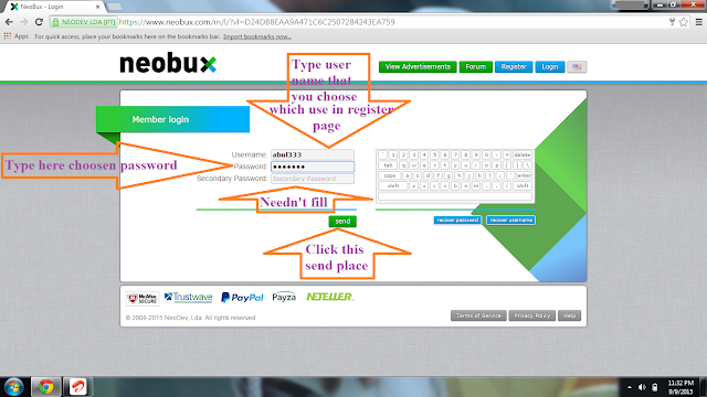 how to register in neobux step 14