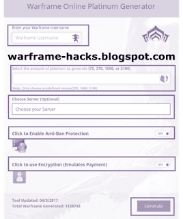 warframe platinum hack