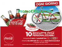 Logo Con Coca-Cola vinci 460 biciclette brandizzate