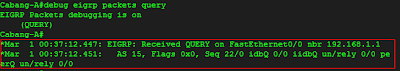 debug eigrp packet query cisco router
