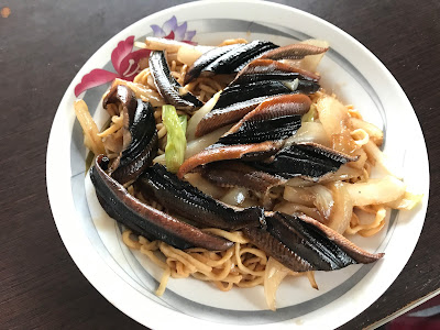 台灣美食-台南美食68家、阿輝炒鱔魚、鱔魚意麵