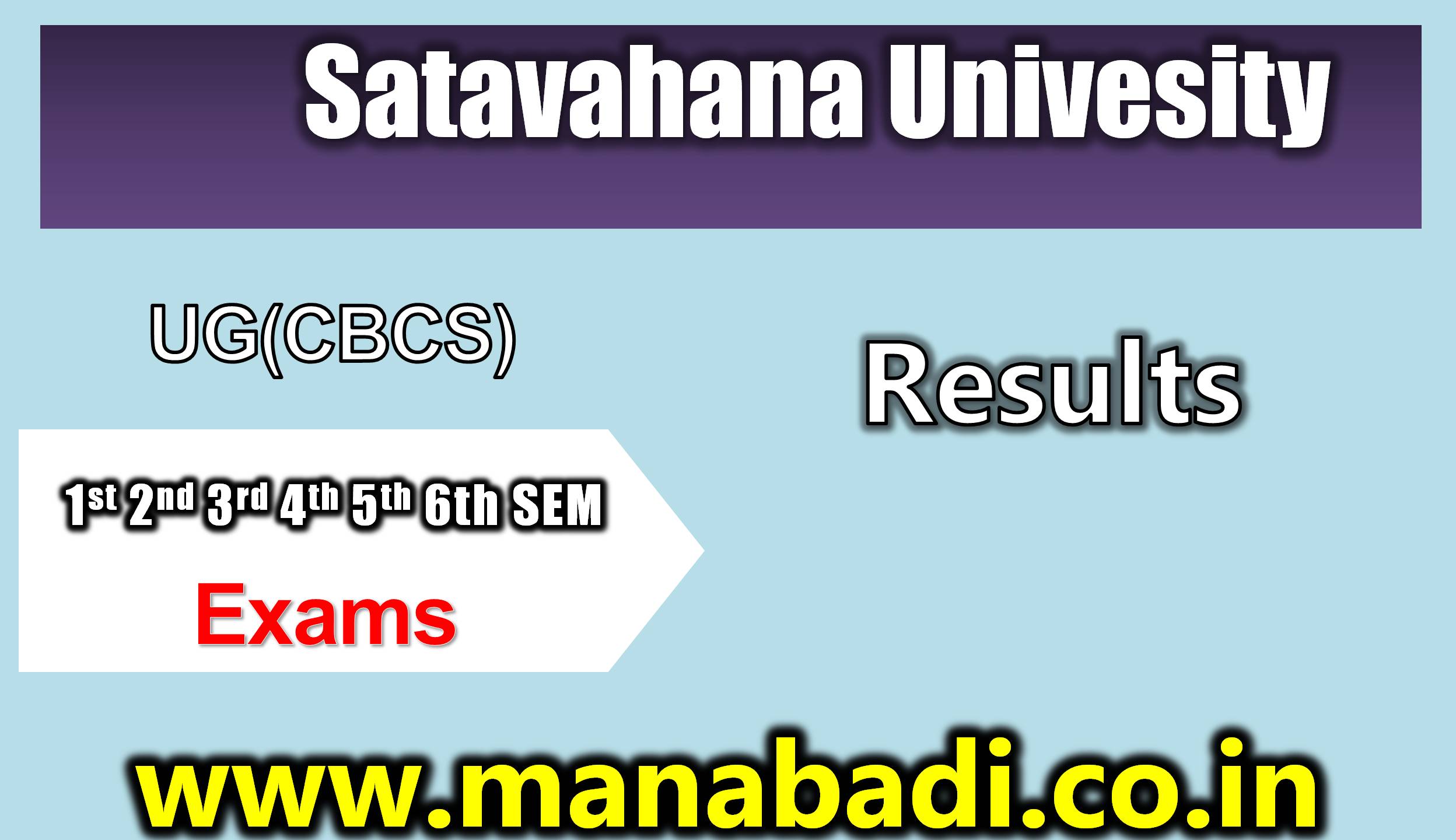 Satavahana University UG(CBCS)(R16)(Backlog) 1st, 2nd, 3rd, 4th, 5th and 6th Sem May Sept' 2023 Exam Revaluation Results