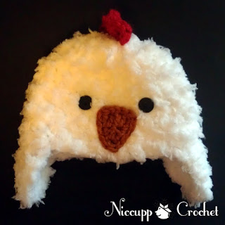 {NiccuppCrochet} Chicken Hat