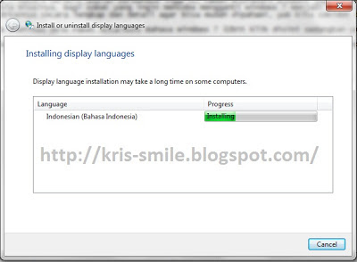Cara Mengganti Windows 7 dengan Bahasa Indonesia