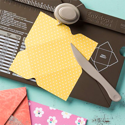 Envelope punch board from Stampin' Up!