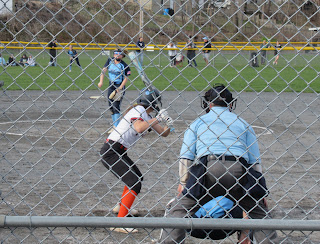 FHS softball in action vs. Oliver Ames on Friday