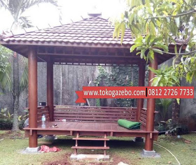 Gazebo Kayu Kelapa