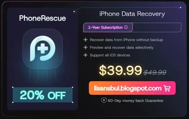 PhoneRescue for iOS Discount Coupon Code