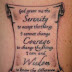 serenity prayer rubber stamp - serenity prayer print 11x14 unframed serenity prayer tattoo