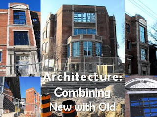 architecture: combining new with old, history and new ideas for evolution and growth, by wobuilt.com