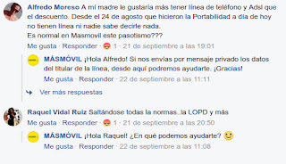 Facebook - Opiniones Masmovil