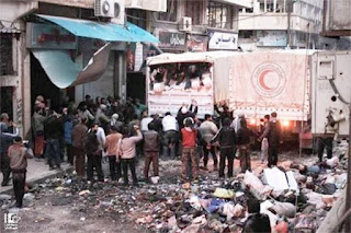 40 Truk Berisi Bantuan Makanan Untuk Muslim Suriah Akan Kadaluarsa