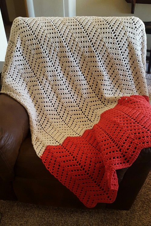 Ripples in the Sand Afghan - Free Pattern 
