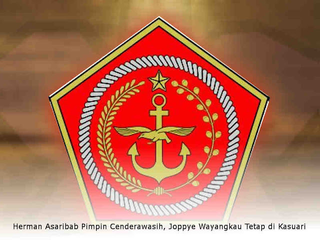 Herman Asaribab Pimpin Cenderawasih, Joppye Wayangkau Tetap di Kasuari