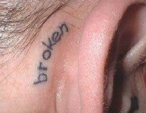 tattoos behind ear