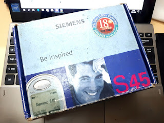 Dus Buku Hape Jadul Siemens S45 Langka Kolektor Item