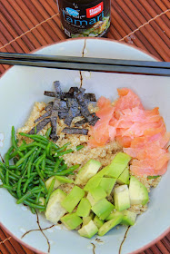 Detox voor lekkerbekken - quinoa sushi bowl - www.desmaakvancecile.com