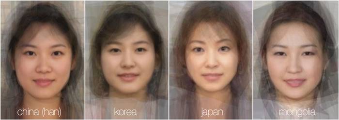 FaceResearch.org, a site run by two psychologists at the University of Aberdeen in Scotland, features software that can average together faces from thousands of photos. These images purportedly show the average face of women from 40 different nationalities.