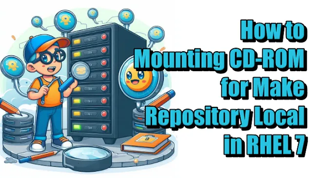 How to Mounting CD-ROM for Make Repository Local in RHEL 7