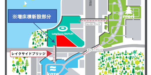 日本最大購物商場 - 東京近郊AEON LakeTown宣布大規模更新 當中Outlet將擴建增加40個品牌