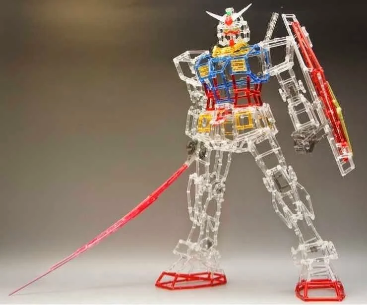 Awesome Gundam Made of Leftover GunPla Runners