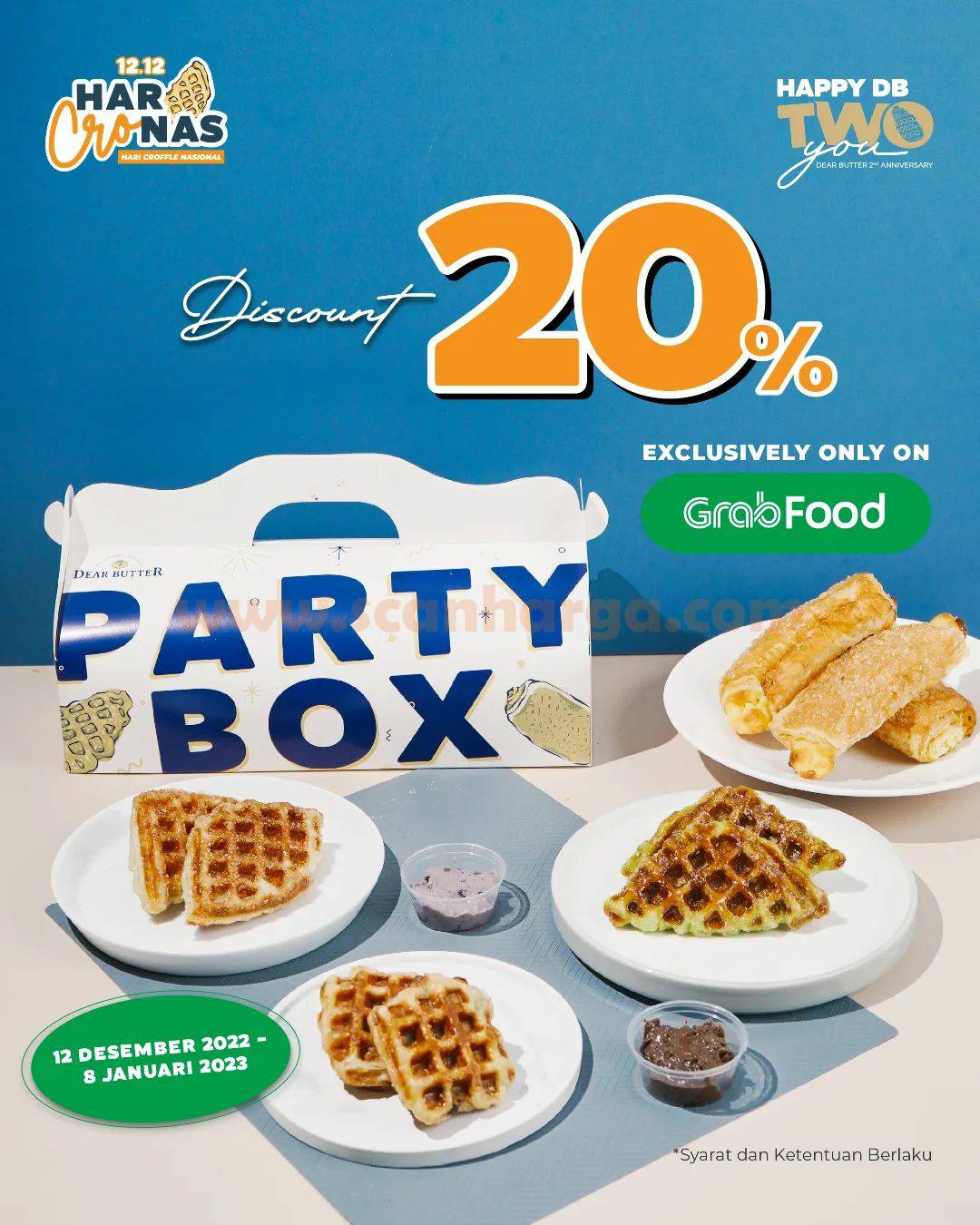 Promo Dear Butter Paket Party Box DISKON 20%