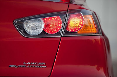 2010 Mitsubishi Lancer Evolution GSR Rear Light