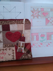 estuche, etui, handbag, pouch, patchwork, aplique, country, totopatch, costura, couture, sewing