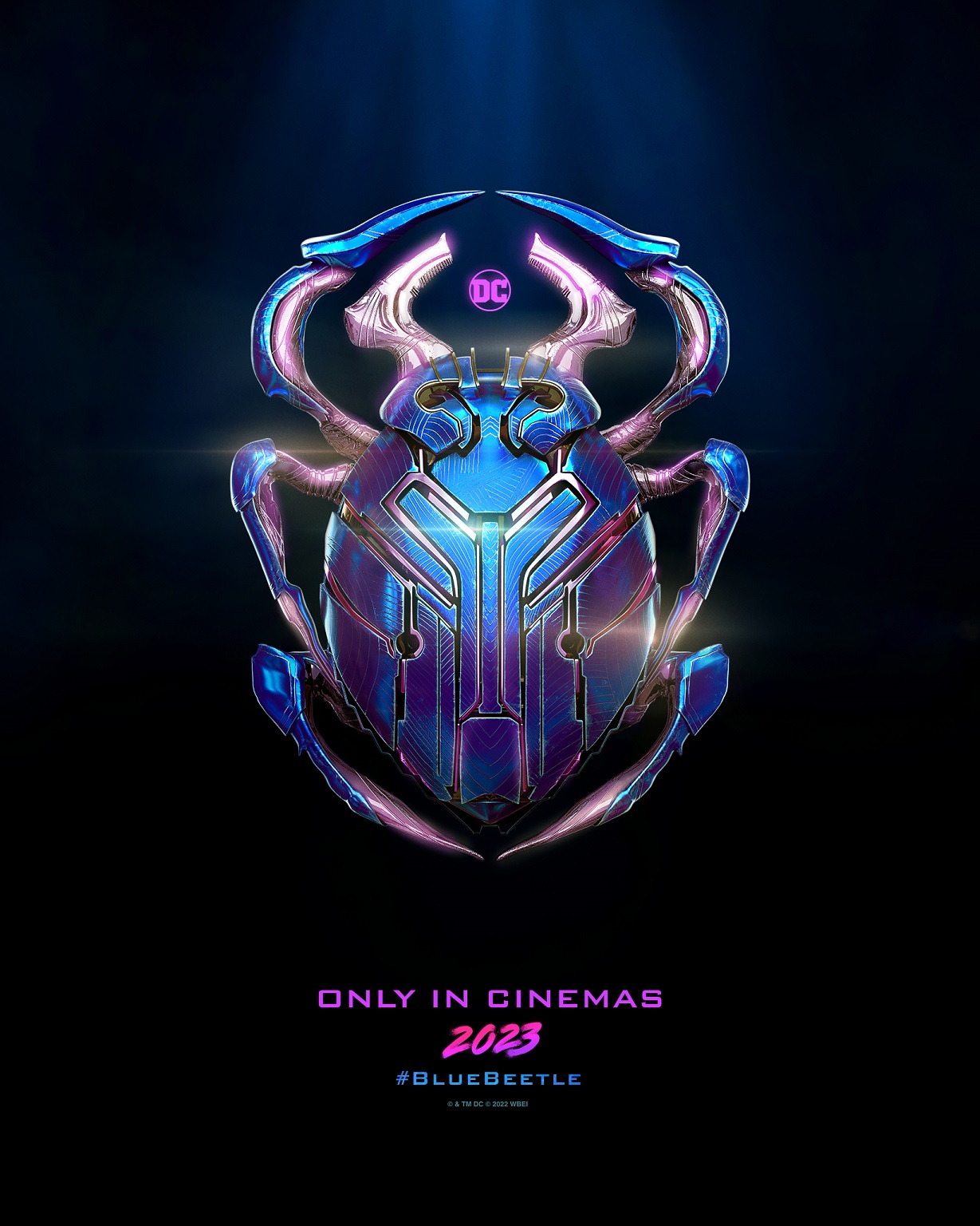 LOOK: DC Superhero Film "Blue Beetle" Unveils Teaser Poster in CCXP Brazil