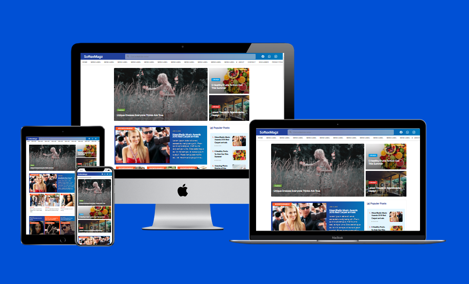 SoftexMagz Responsive Template 