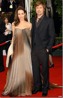 Angelina Jolie with Brad Pitt at SAG Awards