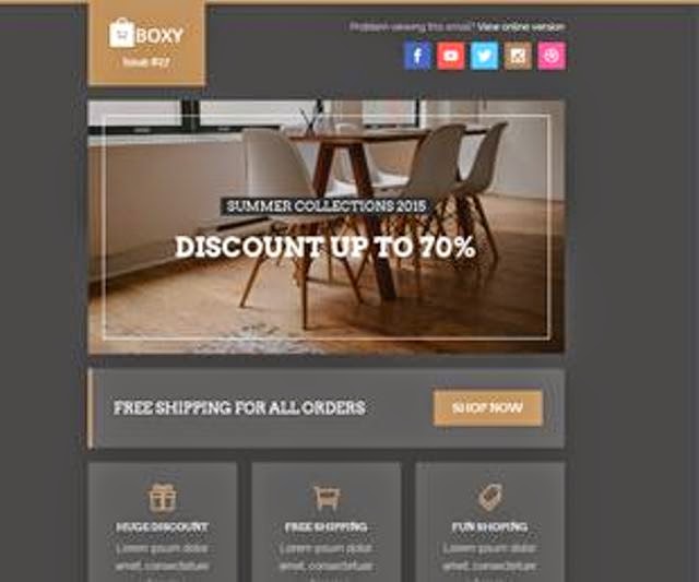 Boxy - eCommerce Email Template + Builder Access