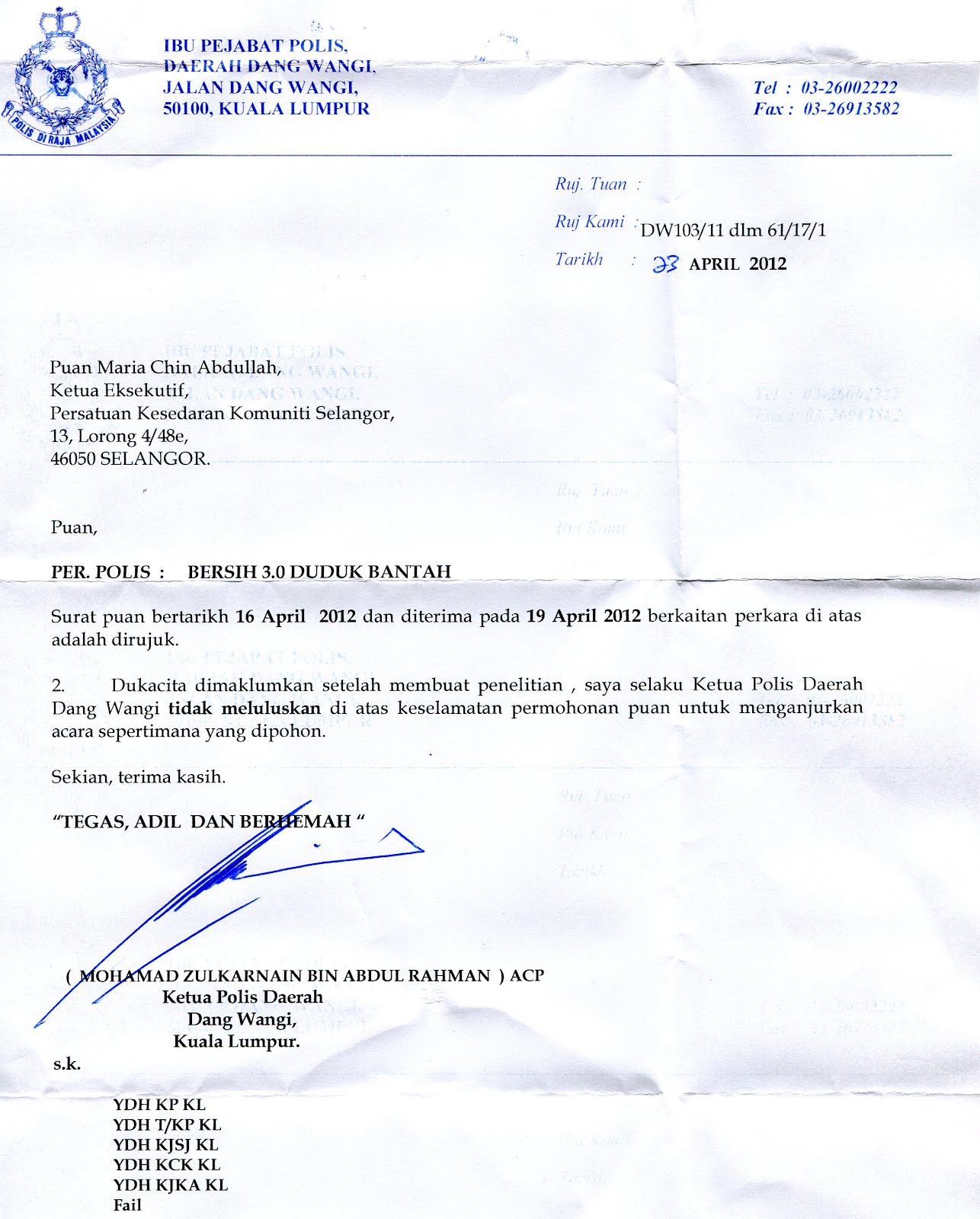 Contoh Surat Permohonan Permit Import - Gunung Irau 1 