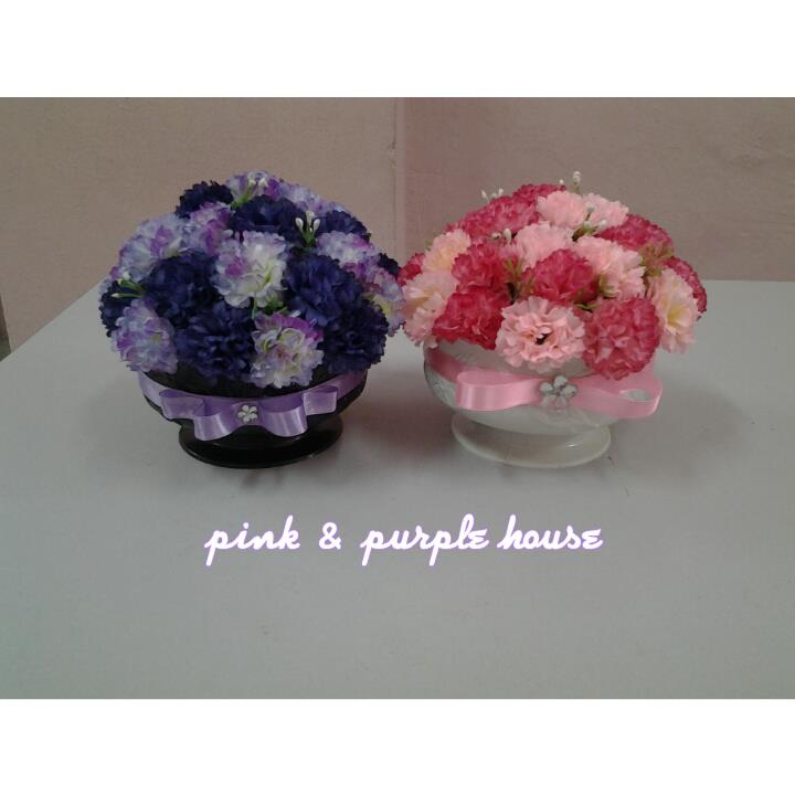 PINK PURPLE HOUSE Bunga Carnation 