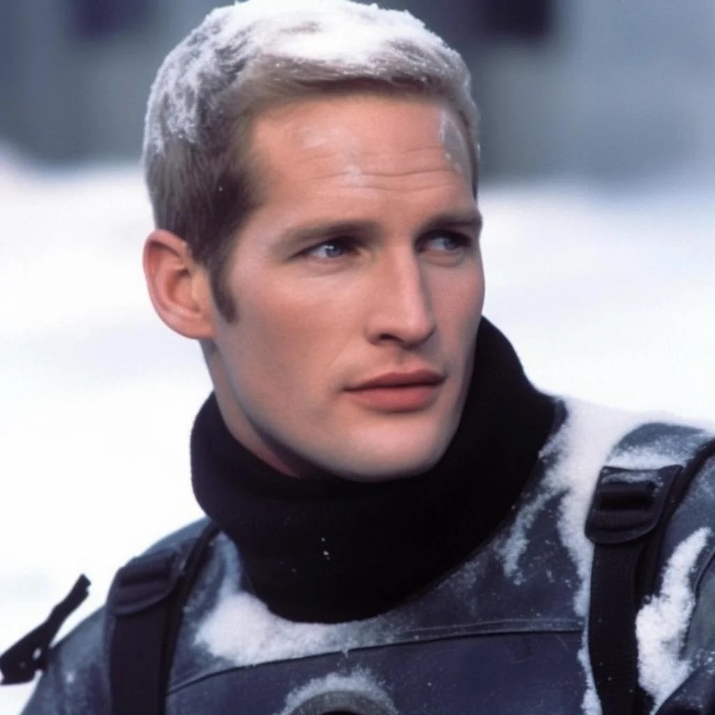 Paul Newman como o Soldado Invernal