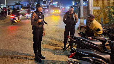 Pastikan Situasi Yang Aman dan Kondusif, Unit URC Sat Samapta Polres Aceh Tamiang Laksanakan Patroli Rutin.