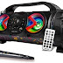 Ant Audio Rock 400 Bluetooth Party Speakers with FM Radio, Micro SD Card, USB, MIC and Aux 3.5 mm Support, Microphone for Karaoke Machine, LED Lights and Subwoofer – 40 watt