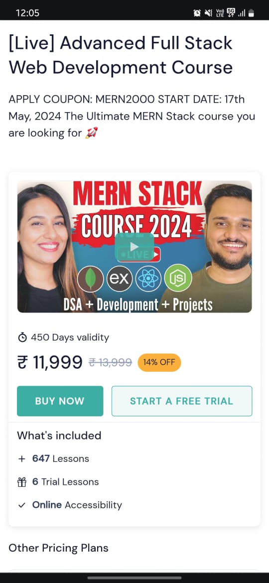 Sanket Singh - Mern Stack Course 2025 Download