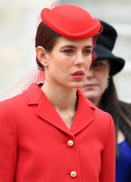 Princess Charlene, Princess Caroline of Hanover, Princess Stephanie, Princess Alexandra, Louis Ducruet, Andrea Casiraghi, his daughter India, Tatiana Santo Domingo, Sacha Casiraghi, Charlotte Casiraghi, Pierre Casiraghi and Beatrice Borromeo