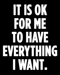 i want