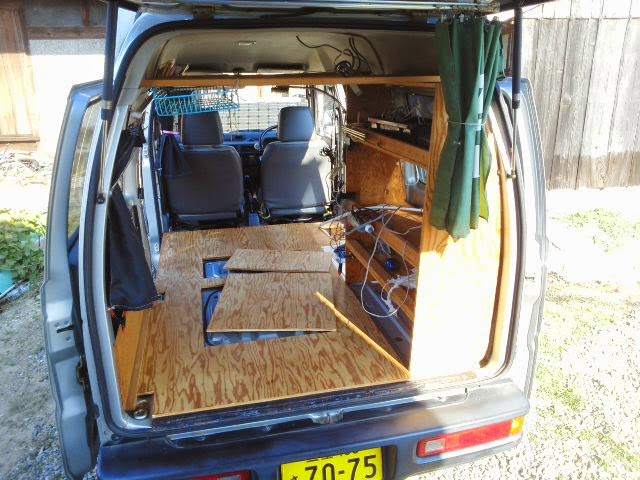 実用太郎のブログ アクティバン 車中泊仕様に戻す