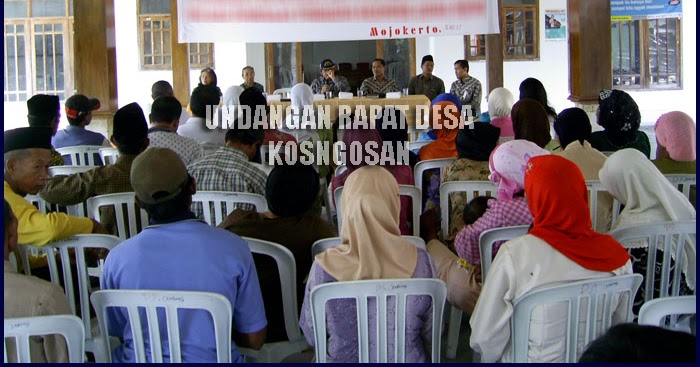 Contoh Pembuatan Undangan Rapat Desa, RT dan RW doc 