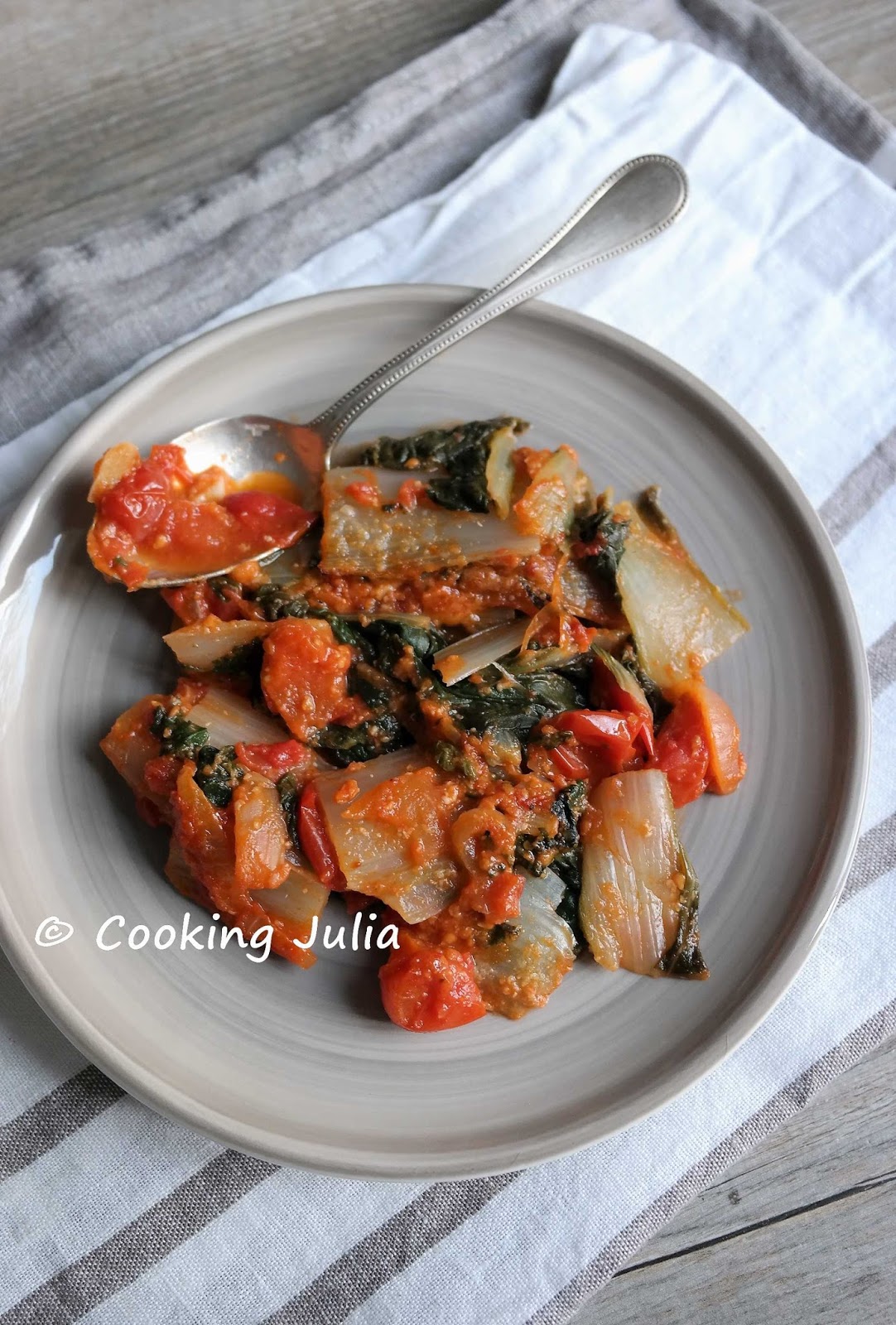 Cooking Julia Gratin De Blettes A La Tomate Et Au Parmesan