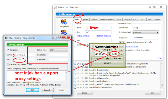seting+bitvise+2 Cara Menggunakan SSH Bagi Pemula