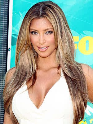 kim kardashian hair color