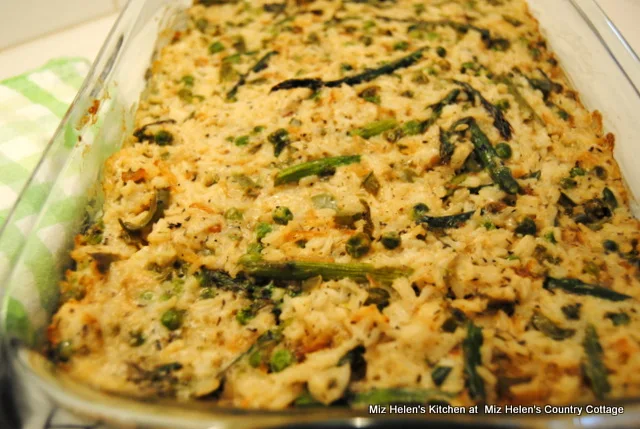 Asparagus & Pea Casserole at Miz Helen's Country Cottage