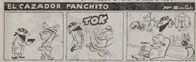 El cazador Panchito, Almanaque Chicolino 1953